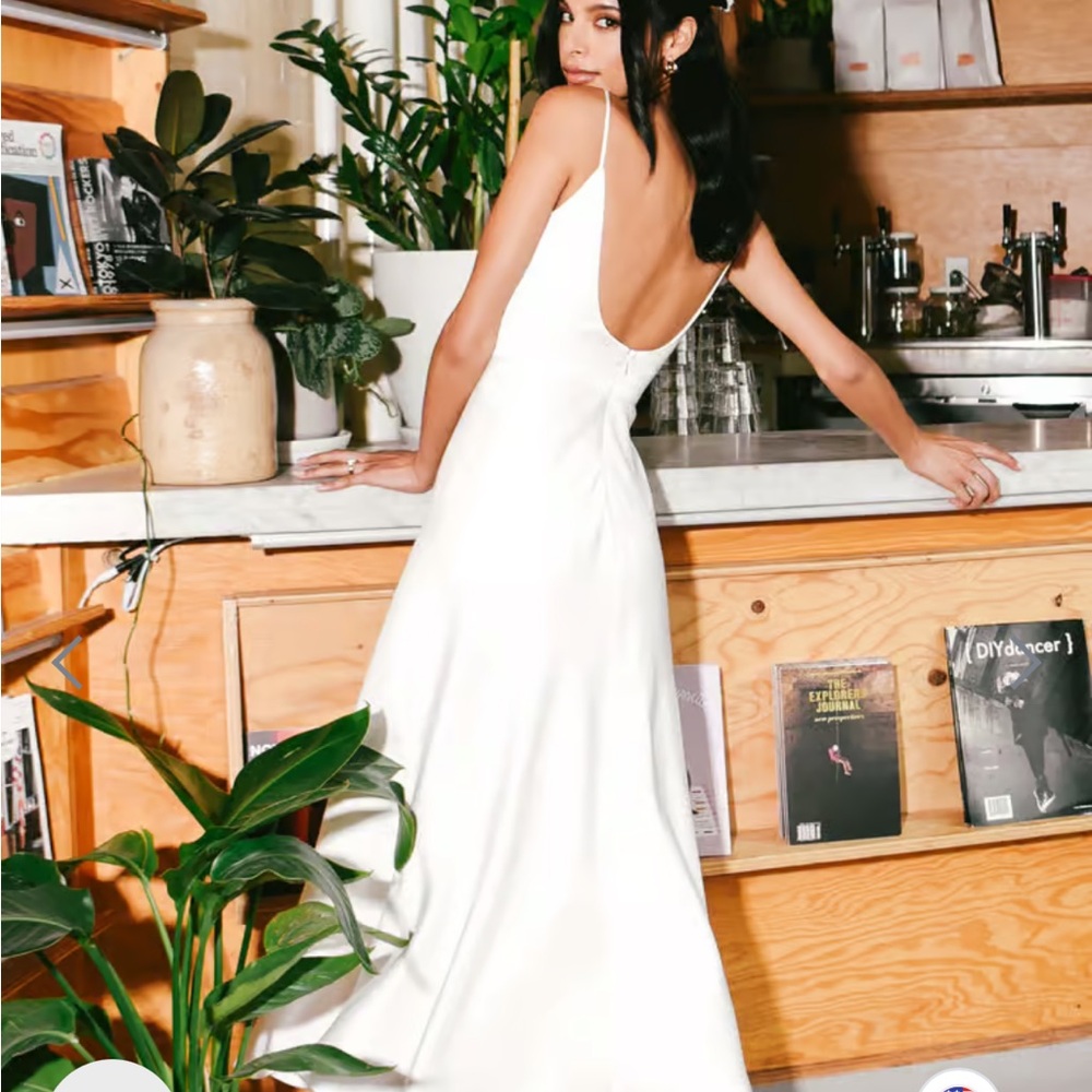 Jenny Yoo White Sleeveless Sundress Wedding - Picture 7 of 10